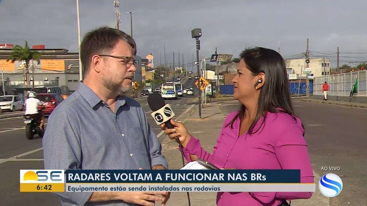 Radares de velocidade voltam a funcionar nas rodovias federais em Sergipe